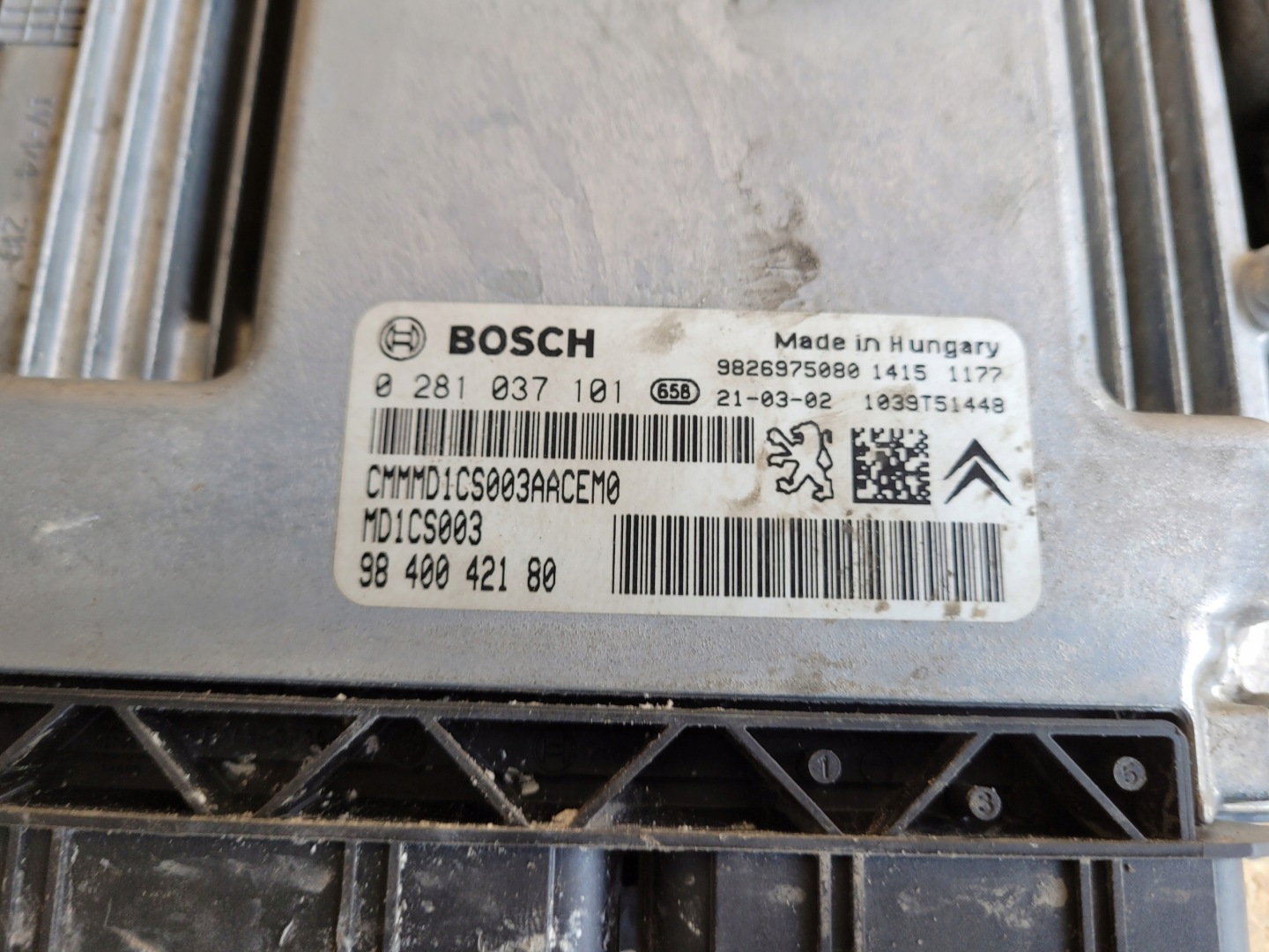 Computer DES MOTORS CITROEN C3 III LIFT 1.5 BLU MANUAL