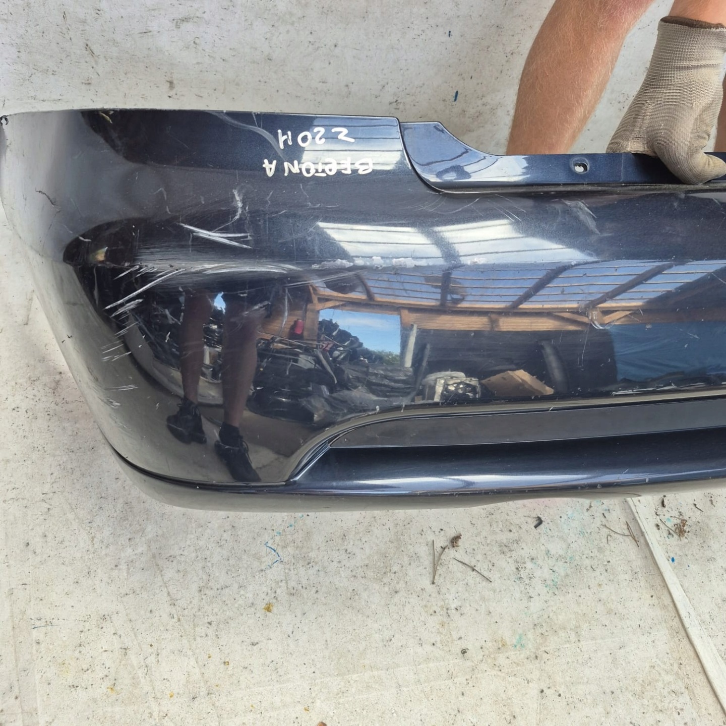 OPEL ASTRA II G COUPE BERTRONE 09- bumper rear part rear