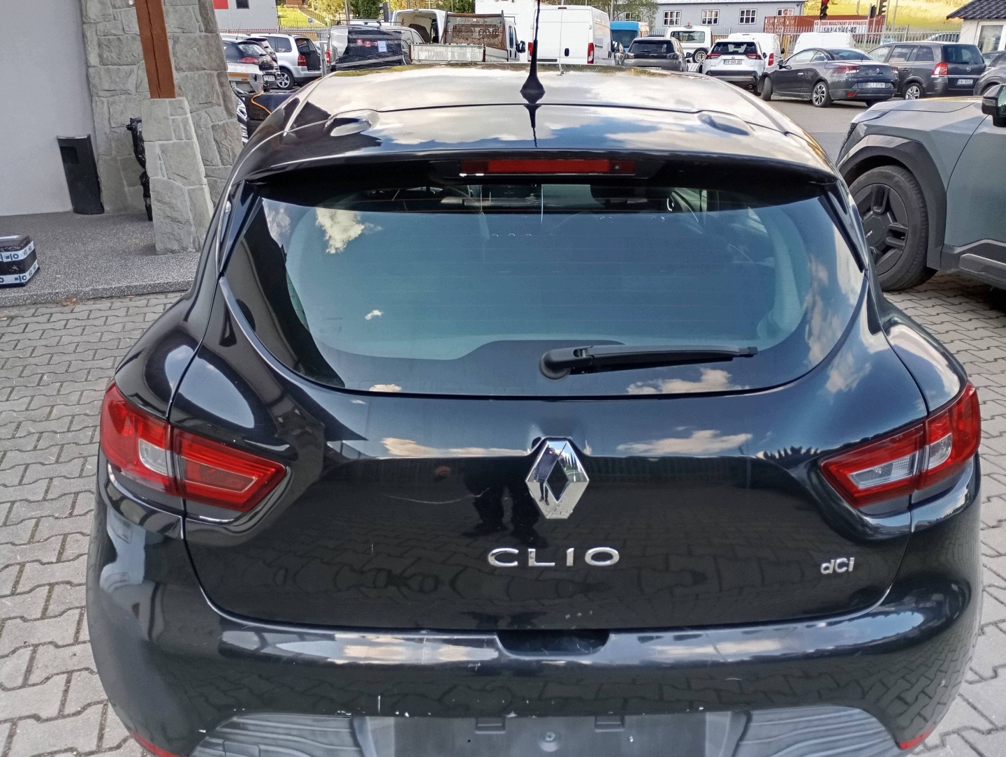 RENAULT CLIO 4 IV BH 12-20 black boot door cover boot window HB 5D