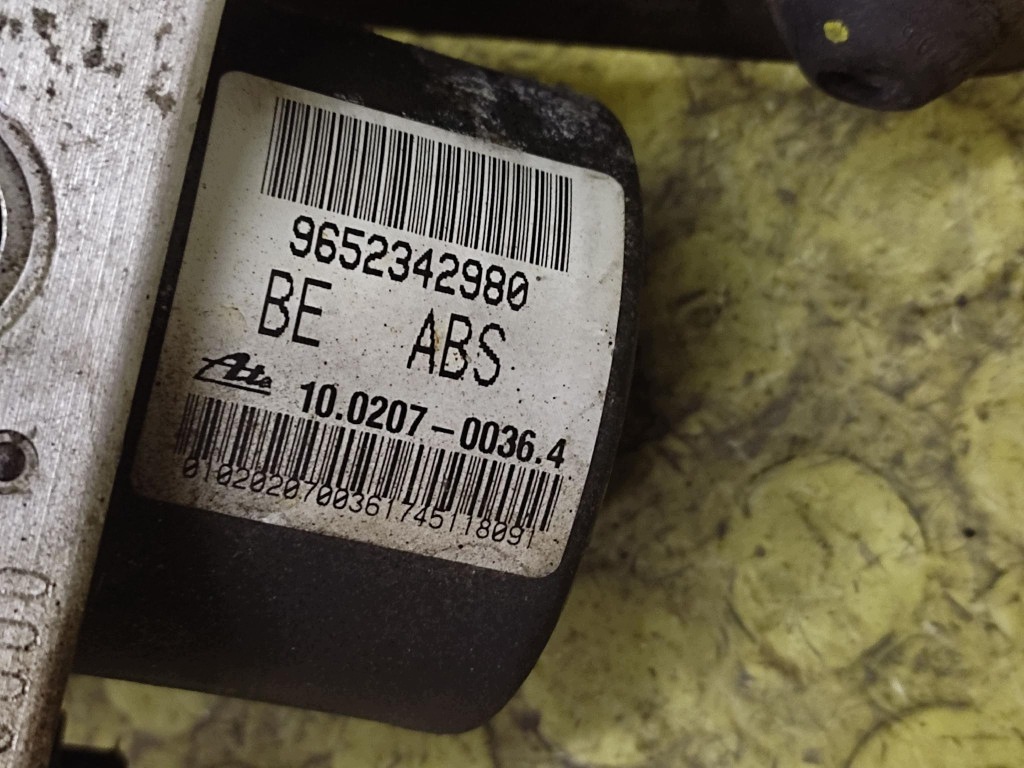 PEUGEOT 206 pumpa ABS 9652342980