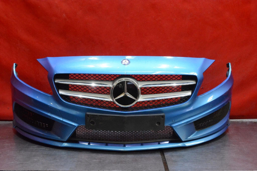 bumper front front blue PDC MERCEDES A-KLASA W176 12-18