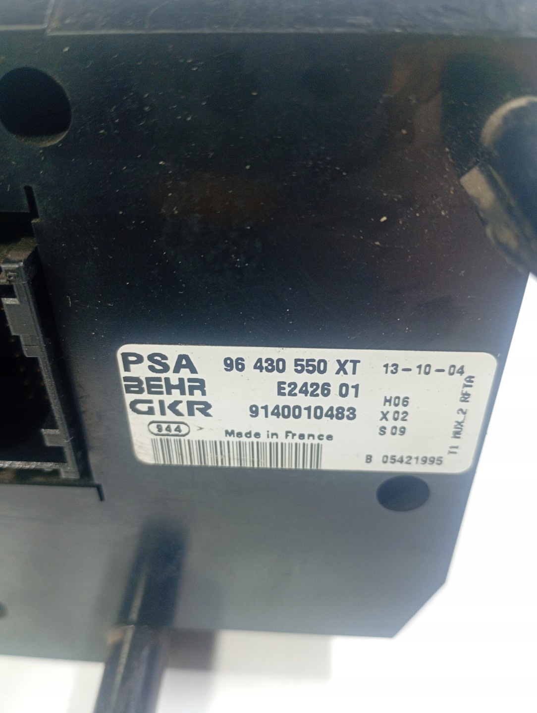 Peugeot 307 01-11 Interrupteur Bouton Unite commande clima OE 96430550XT