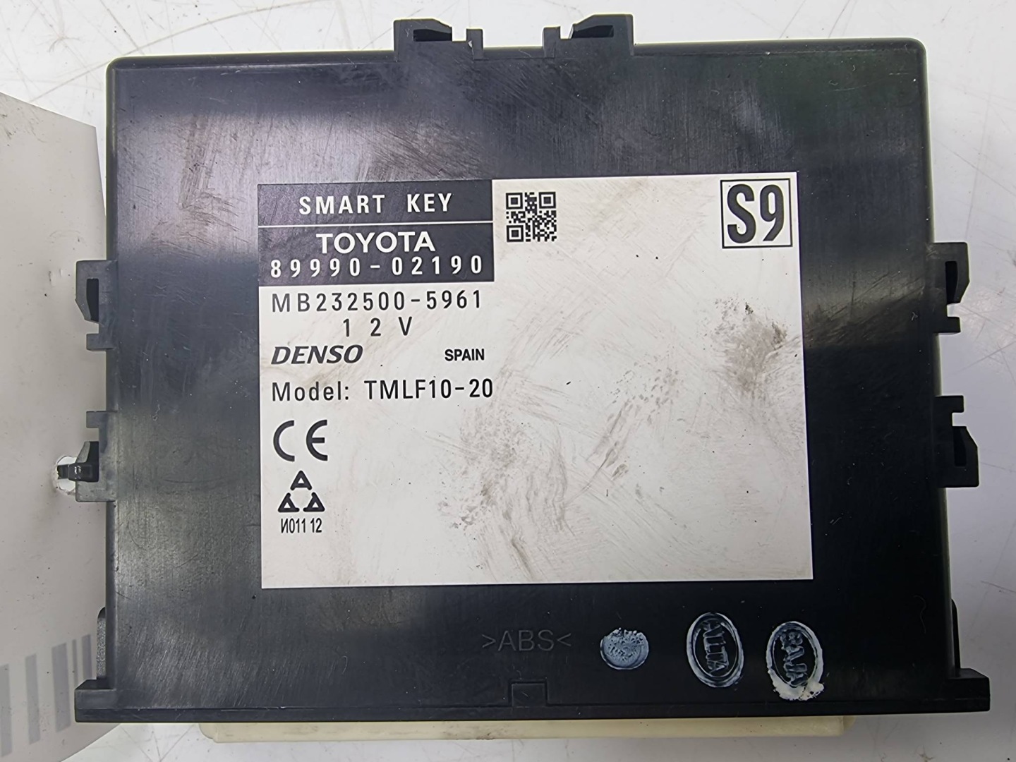 module 89990-02190 TOYOTA AURIS II