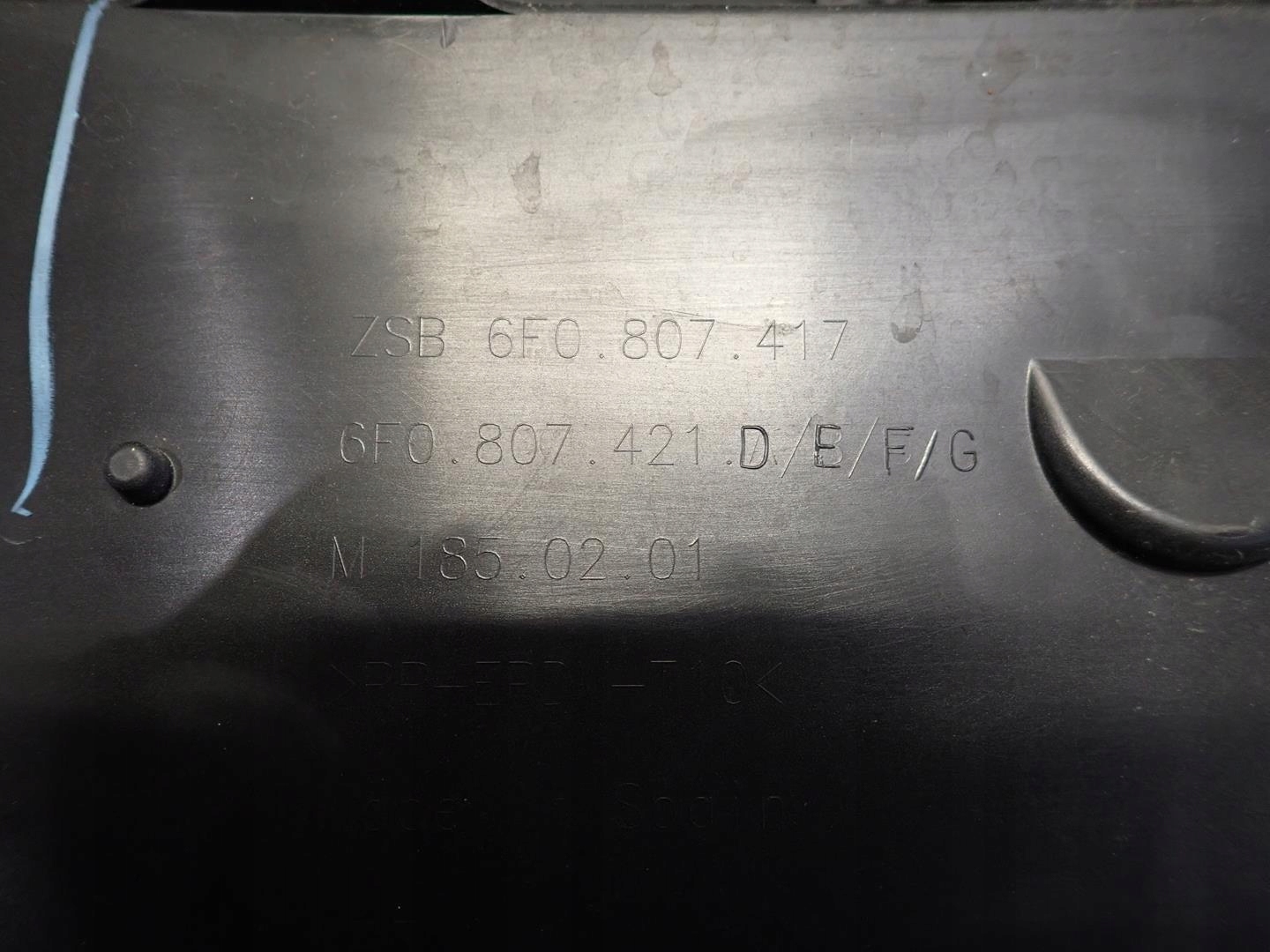bumper rear part rear SEAT IBIZA V 17- HB 6F0807421D
