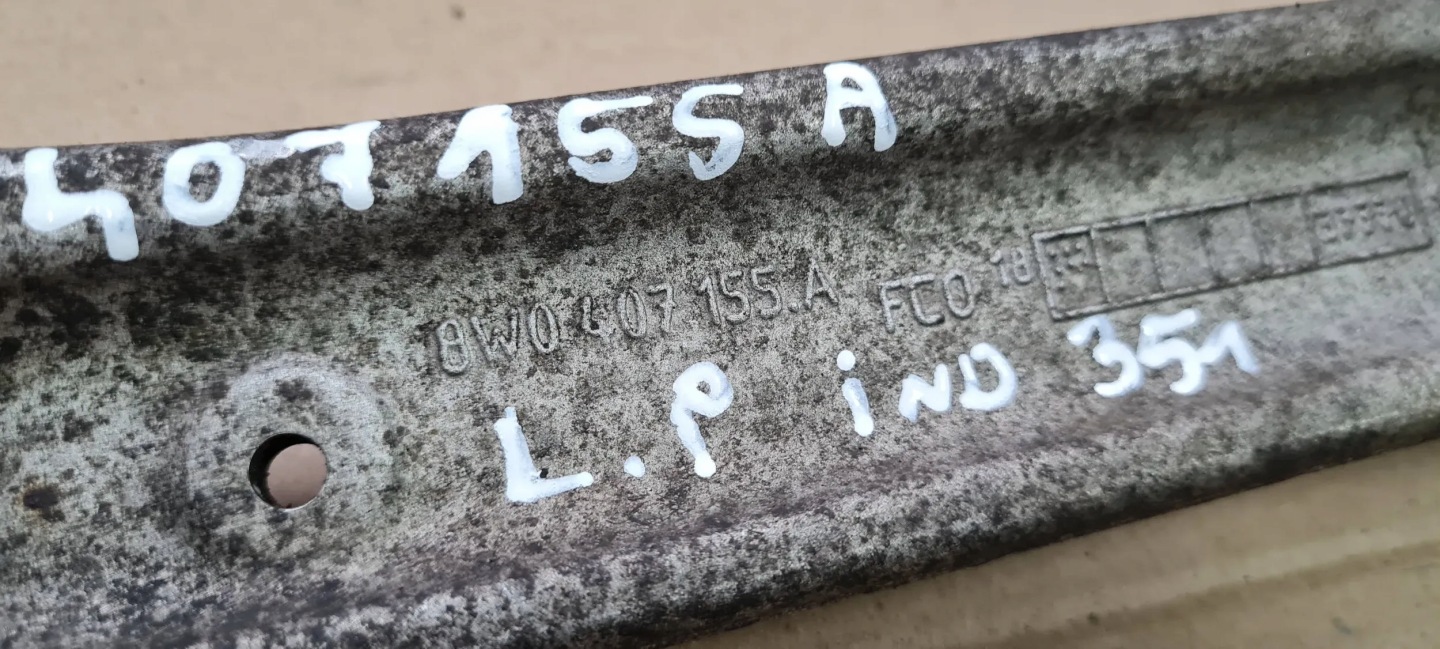 A4 B9 8W arm left front PROSTY lower 8W0407155A A5 8W