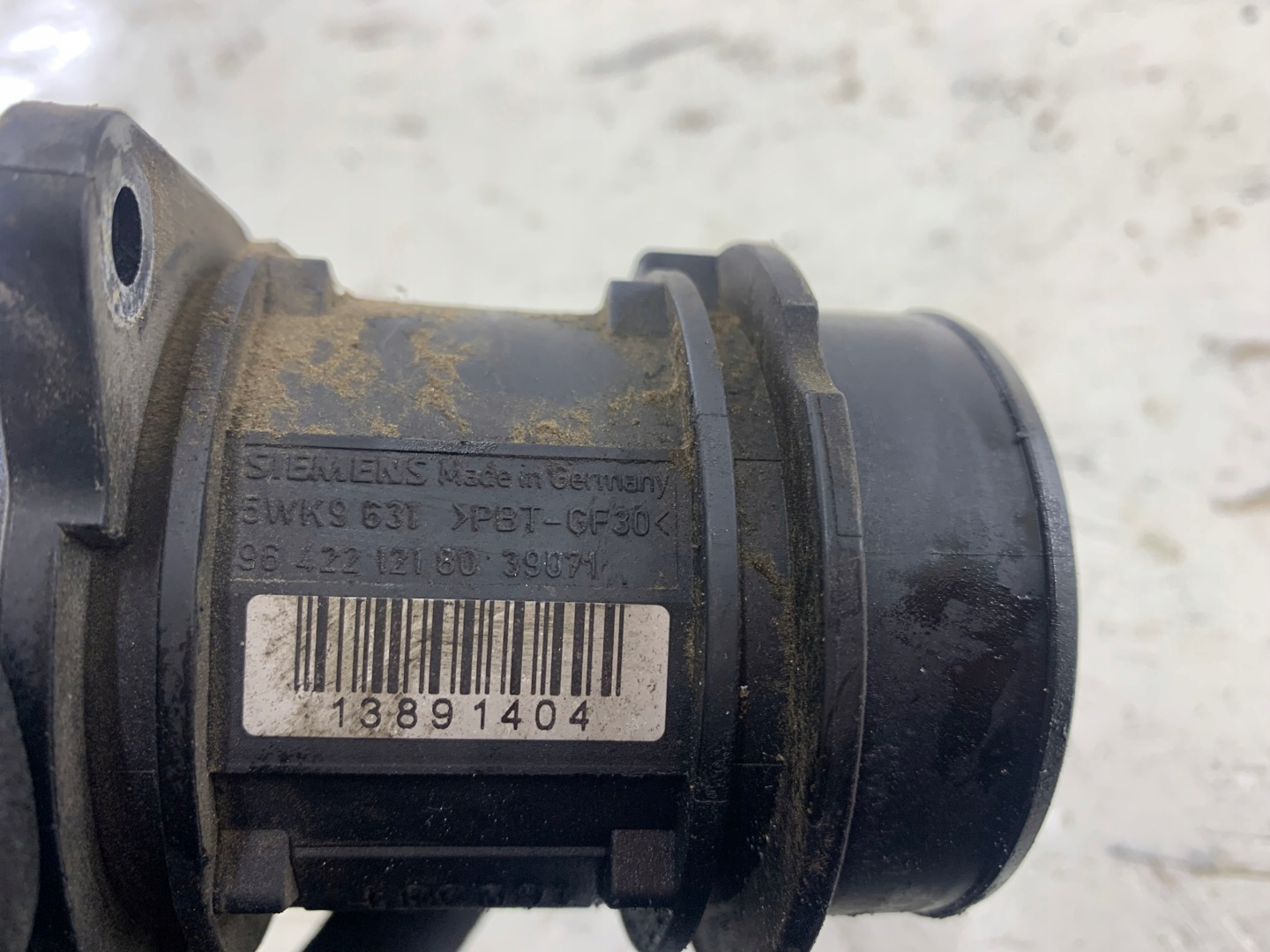 PEUGEOT 307 207 1.4 HDI flow meter 9642212180