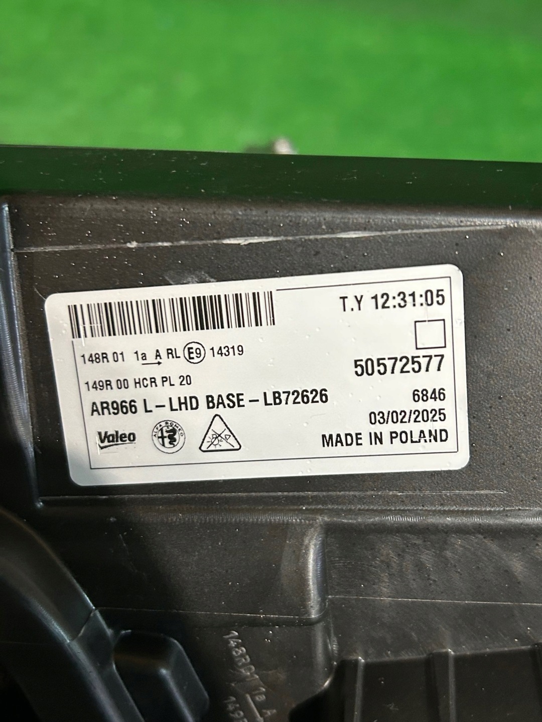 REFLEKTOR bal ALFA ROMEO MILANO JUNIOR FULL LED nr:62