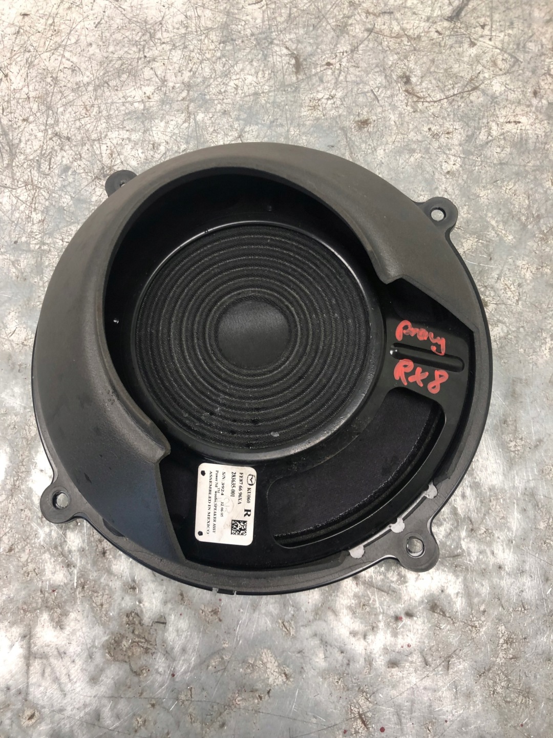 speaker right front BOSE MAZDA RX-8 FE876696XA