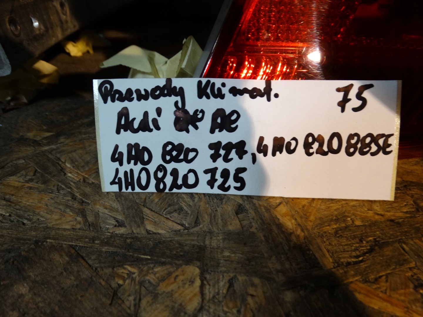 IDEALNE hadice klimatizaci AUDI A8 1
