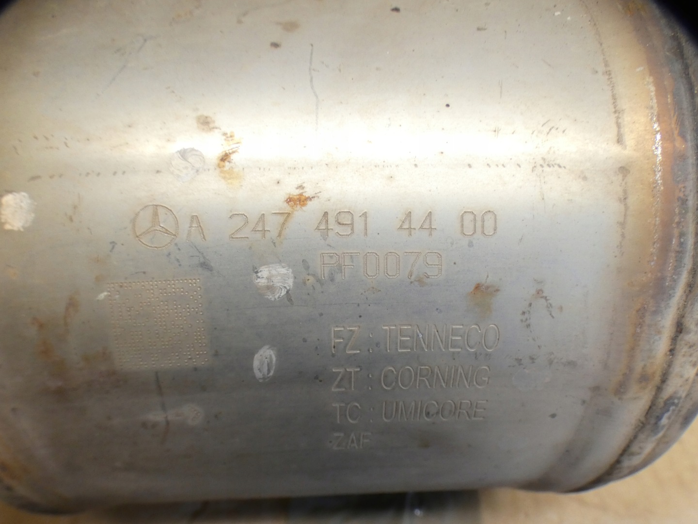 katalysator MERCEDES-BENZ A klasse W177 1.3 benzin A2474914400 OEM