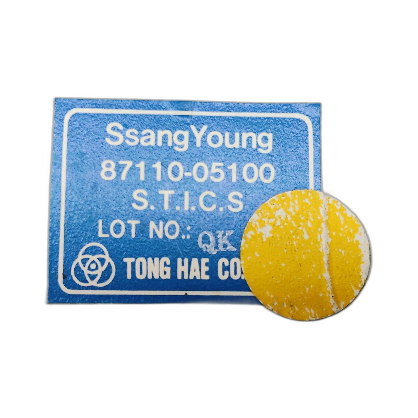 Relè candele Zarowych SSANGYONG MUSSO 2.9 D 87110-05100