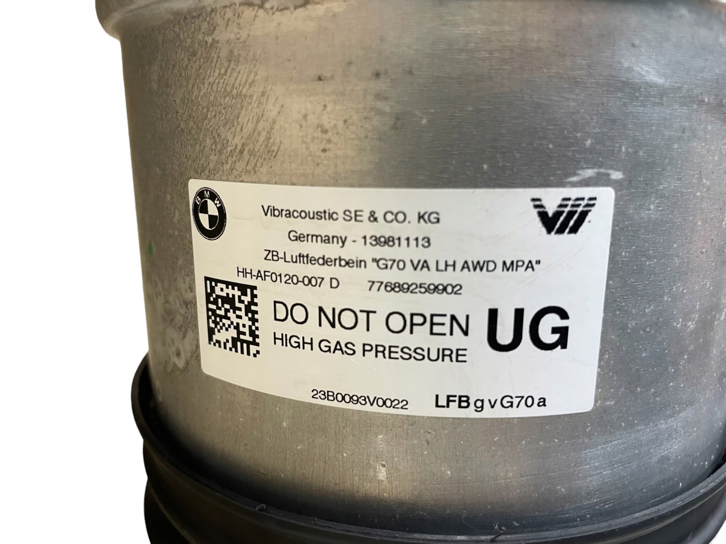 shock absorber VDC front left BMW i7 G70 M60 X-DRIVE 660PS 2023R
