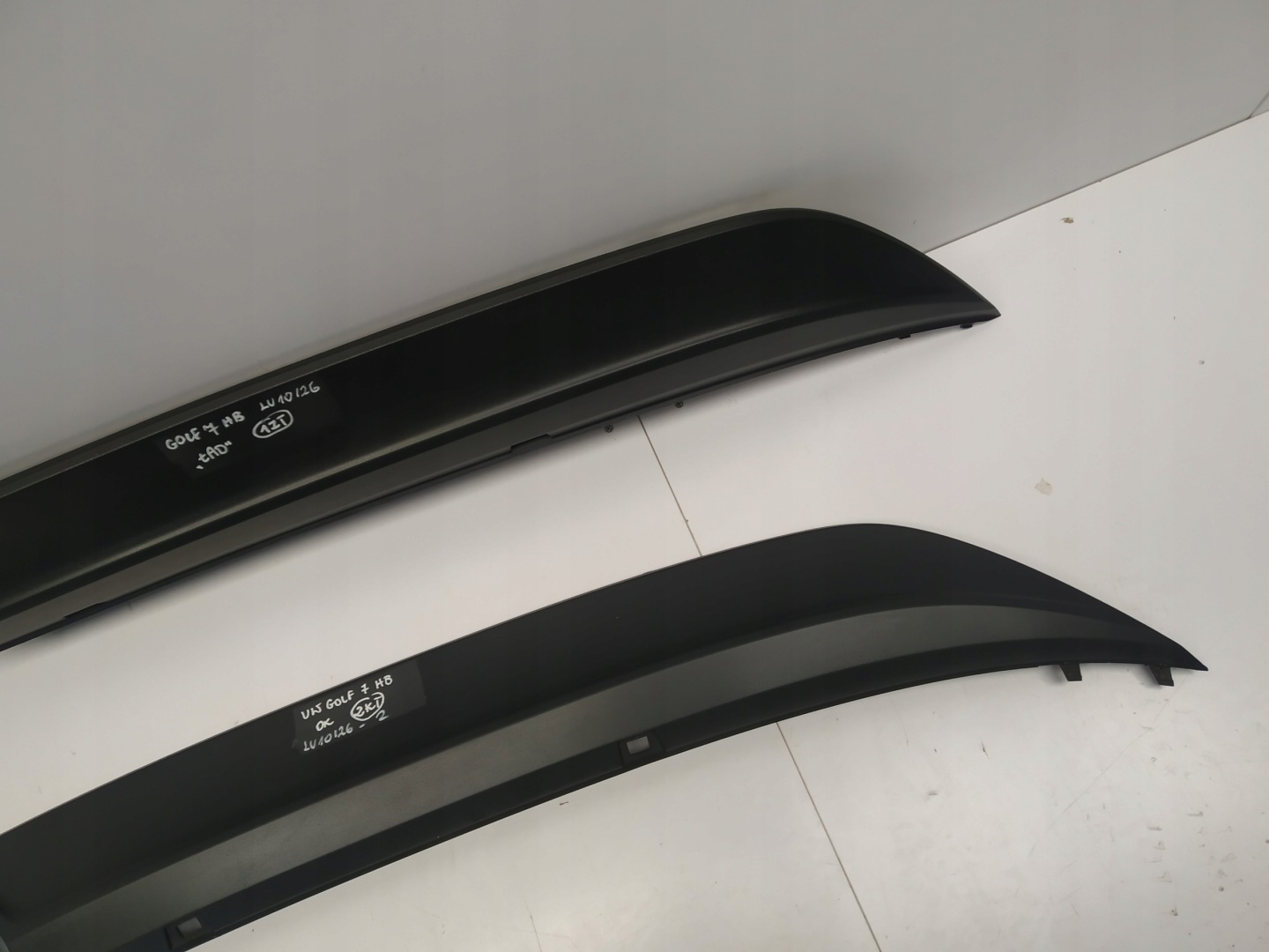 16 Vw Golf VII 7 Hb hokej spoiler accessori diffusore Paraurti posteriore 5G6807568D