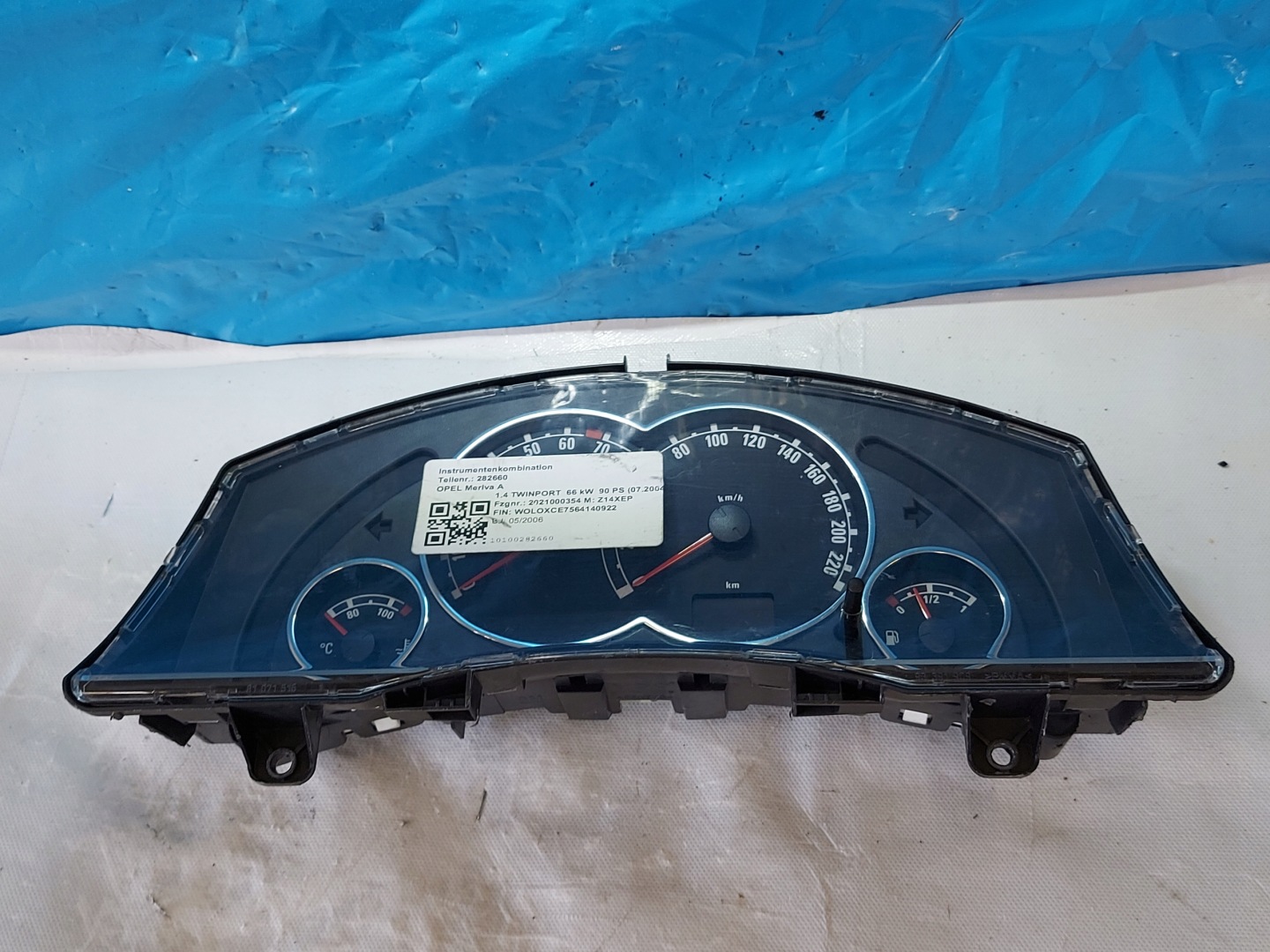 dials clock MERIVA A 1.4 B 13214771LP