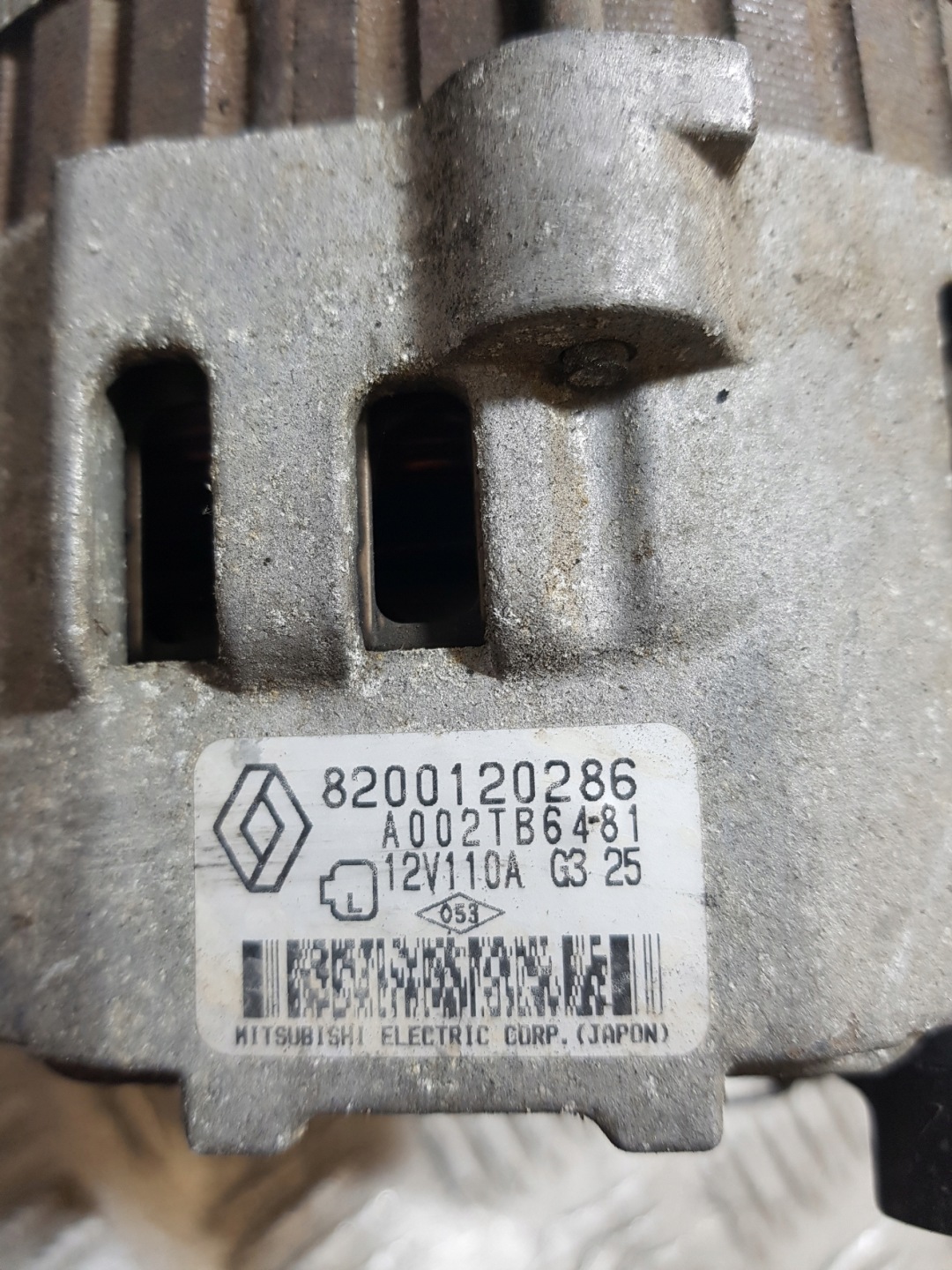 alternator RENAULT CLIO 2 1.5 DCI 8200120286