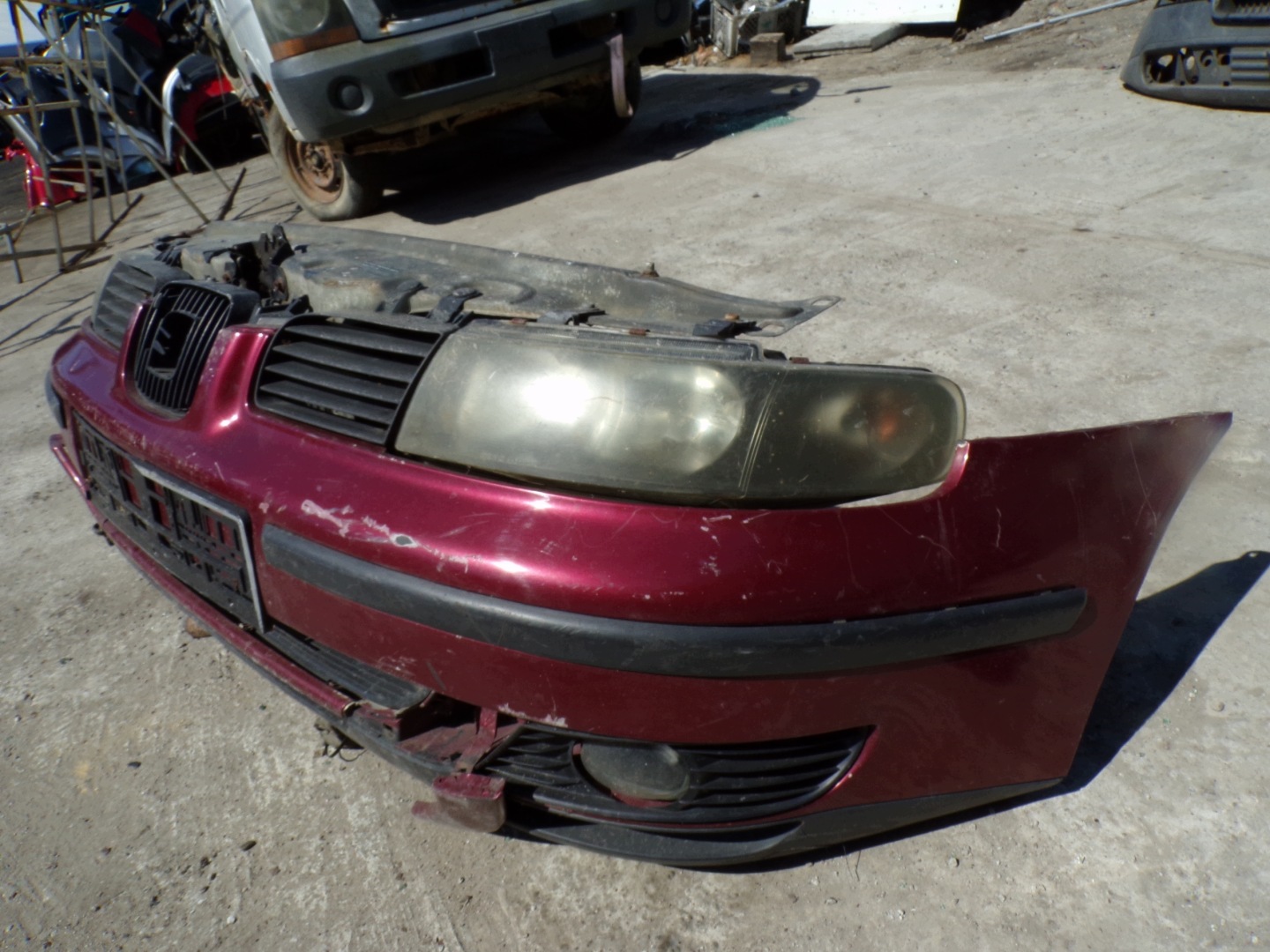 support panel for radiators bumper lights SEAT LEON 1 TOLEDO colour LS3R