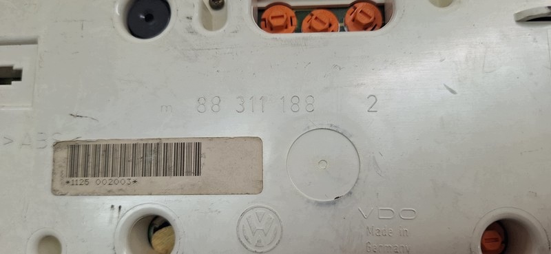dials VW GOLF III 1H6919033B