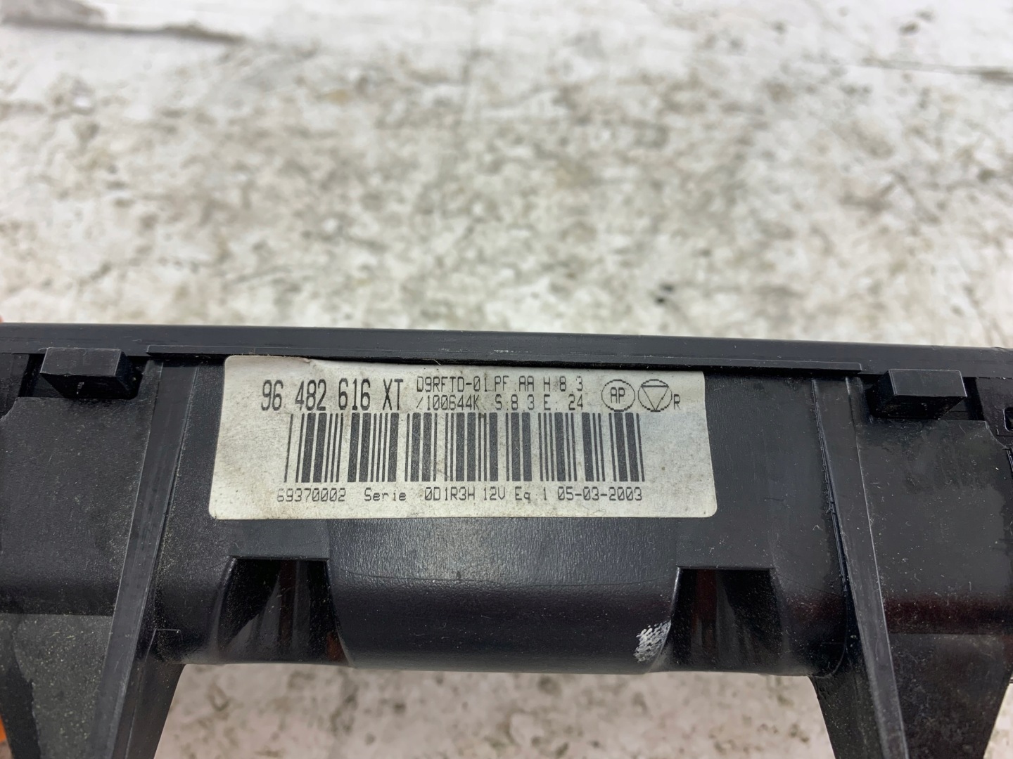 PEUGEOT 406 commande de climatisation chauffage 96482616XT
