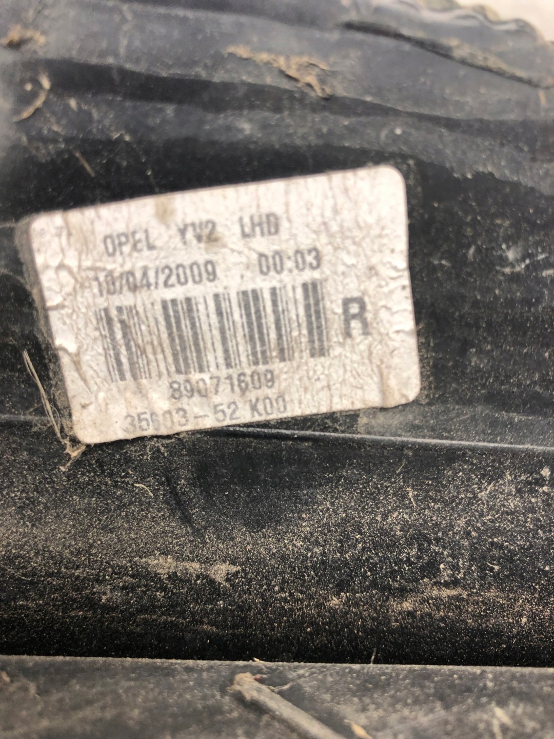 light right rear part OPEL AGILA B 35603-52K00
