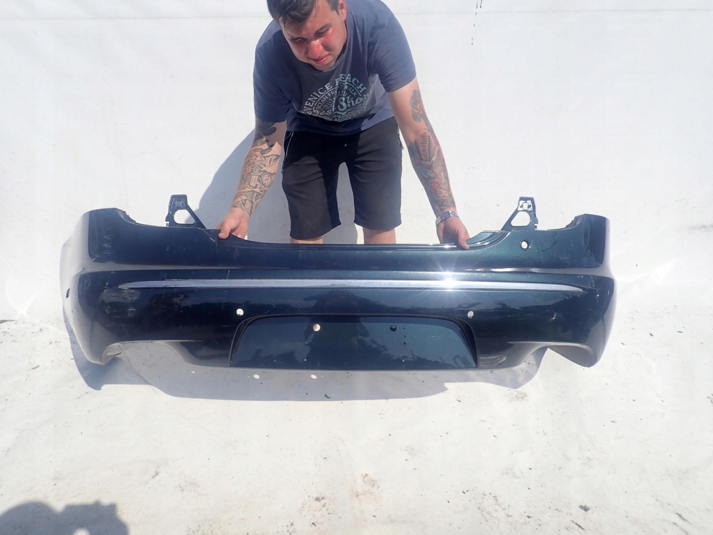 JAGUAR XJ X351 09-15 bumper rear part rear PDC
