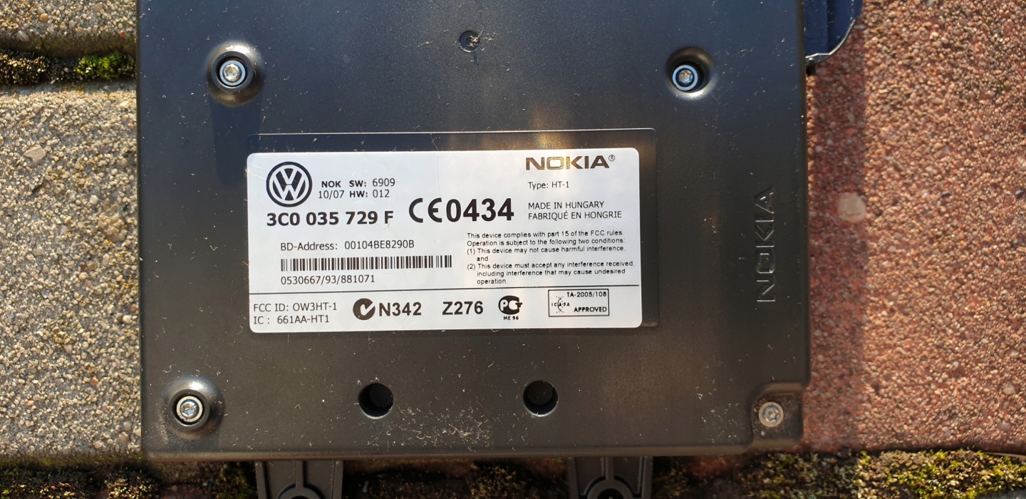 control unit module BLUETOOTH VW PASSAT B6 3C0035729F OE EU