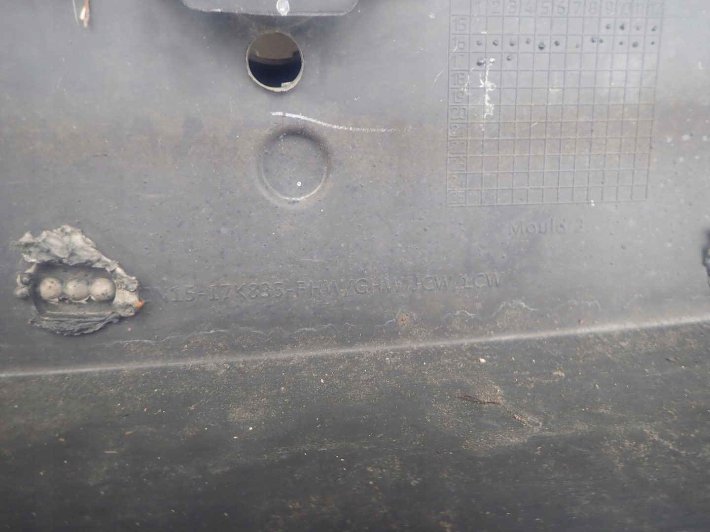 FORD ECOSPORT II 2 12-17 bumper rear part rear PDC