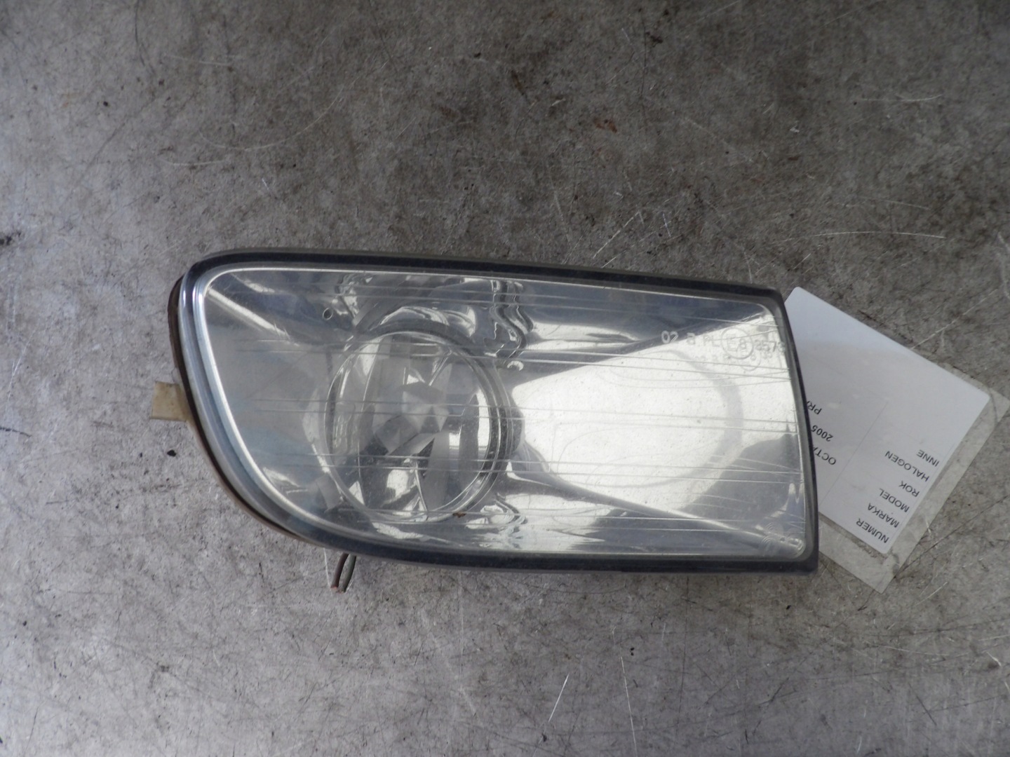 Skoda Octavia II fog light right