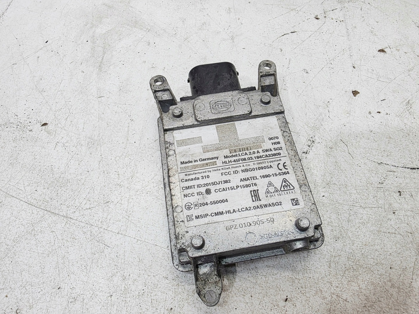 ASYSTENT changes supports RUCHU module AUDI A8 D4 4H0907568F