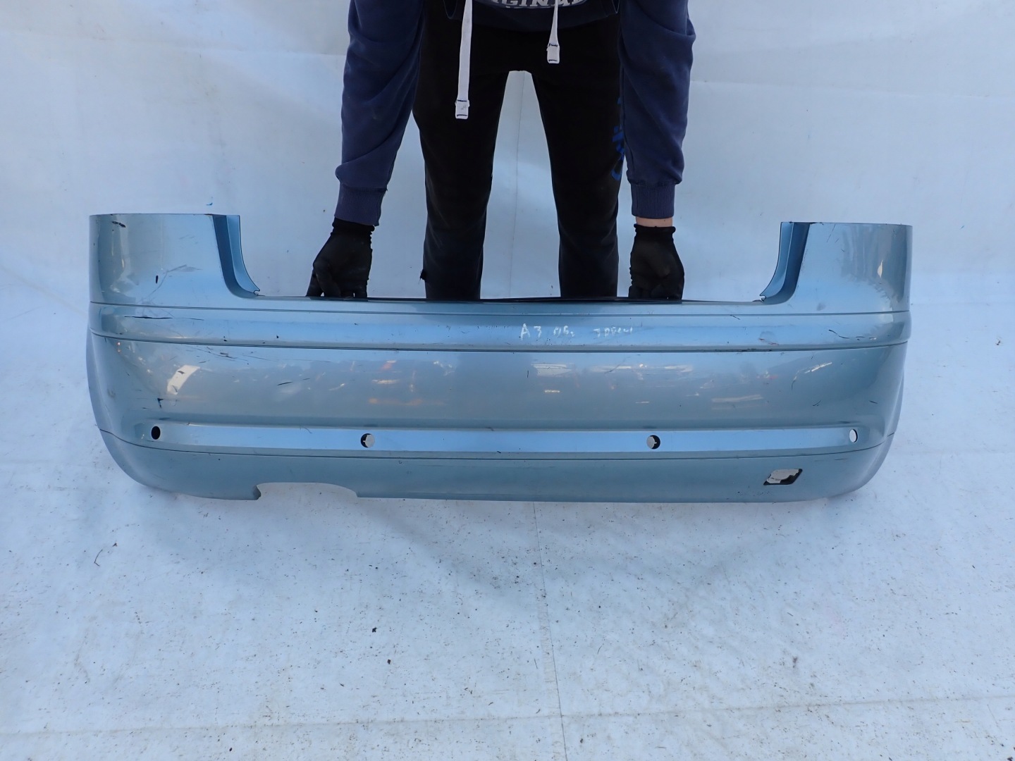 AUDI A3 II 2 8P 3D 03-08 bumper rear part rear PDC