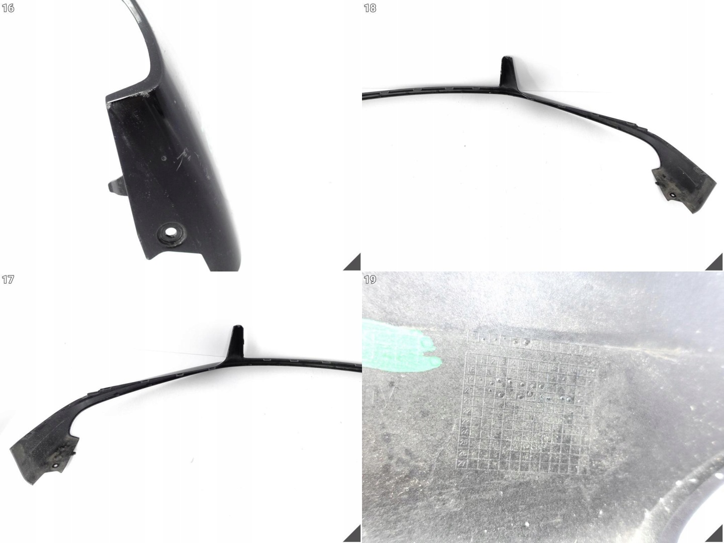 PORSCHE 911 992 TURBO 20- bumper SPOILER moulding cap accessories front