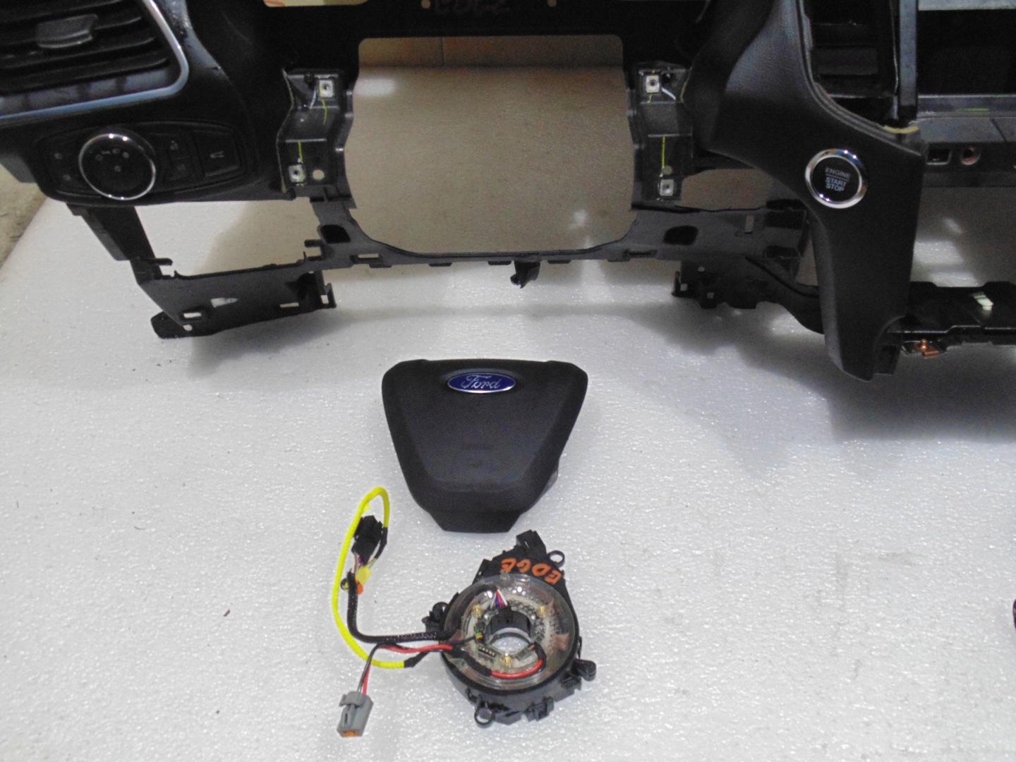 DASHBOARD CONSOLE AIRBAGS FORD EDGE 2017 2018 ROK.