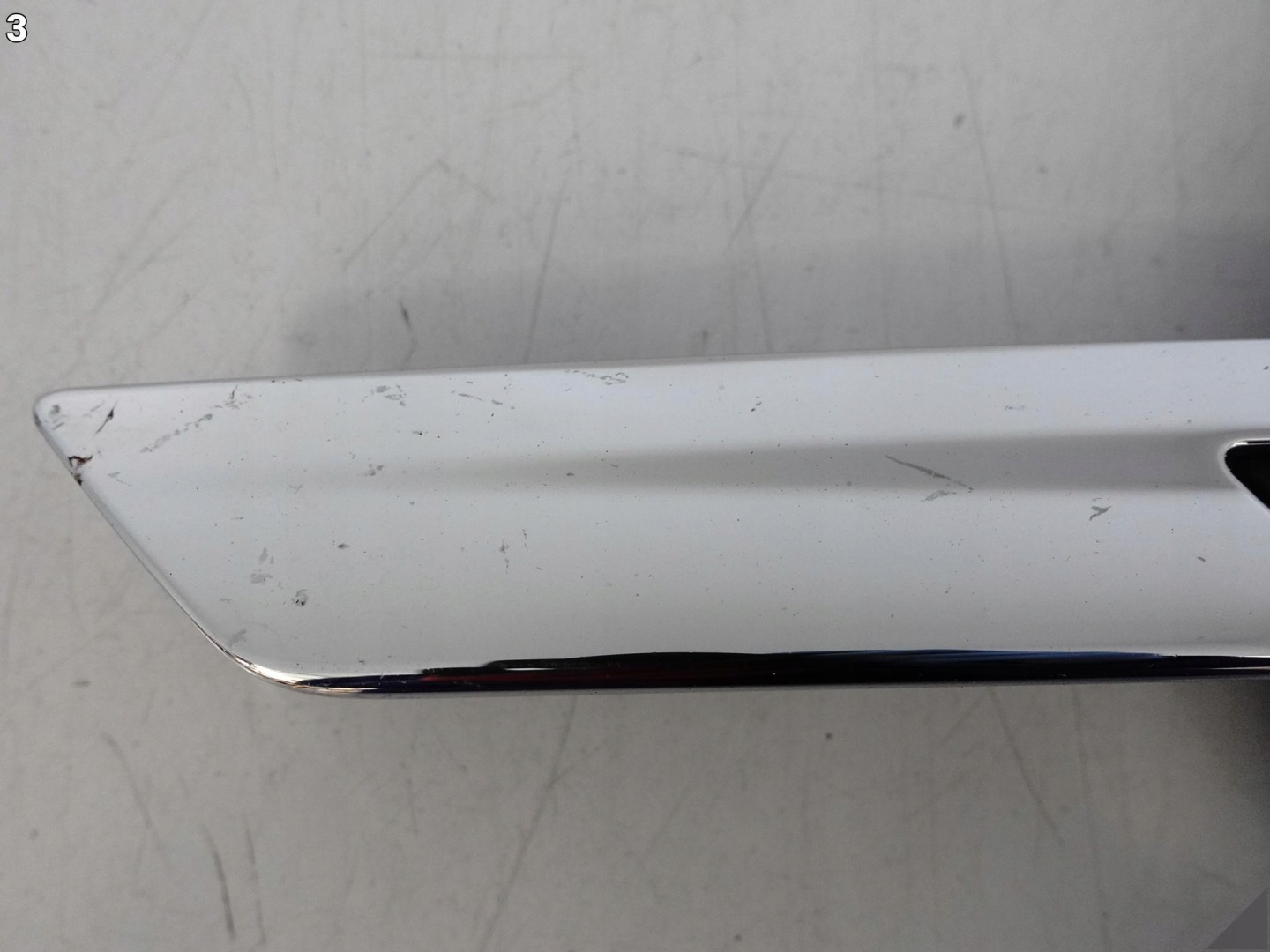 VOLVO XC60 II 2 LIFT 21- ZWYKLY bumper grid + moulding CHROM left front