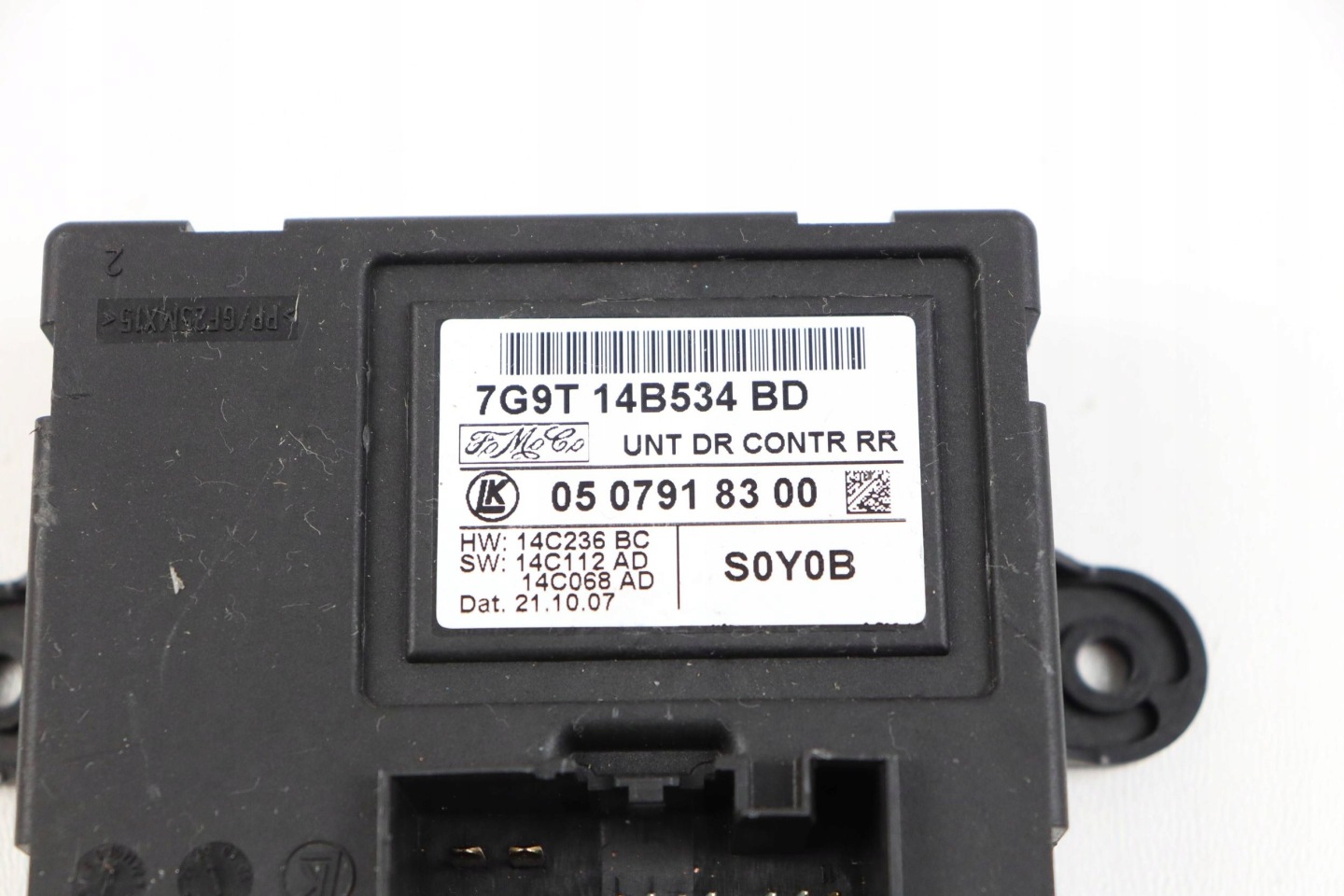 FORD MONDEO MK4 IV module control unit door KOMBI 7G9T-14B534-BD