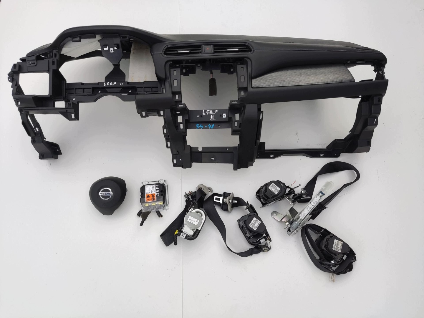 dashboard console airbag airbag tension belts SENSOR NISSAN LEAF II 2017-2022