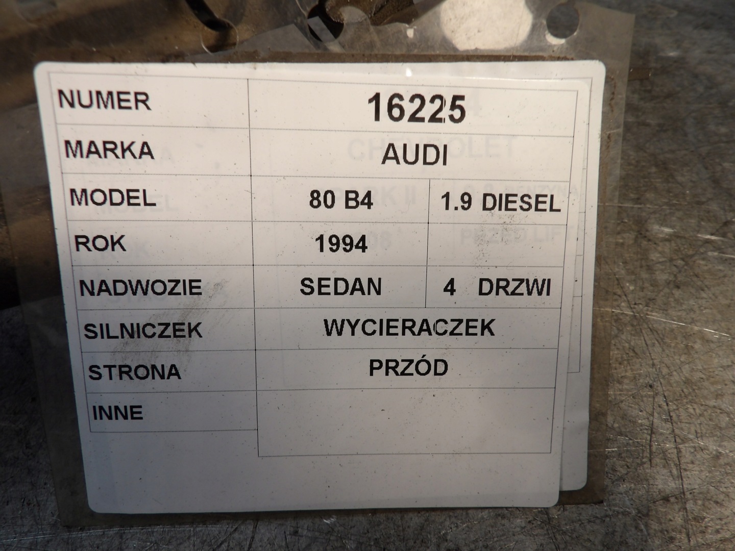 Audi 80 B4 wiper mechanism front 0390241097
