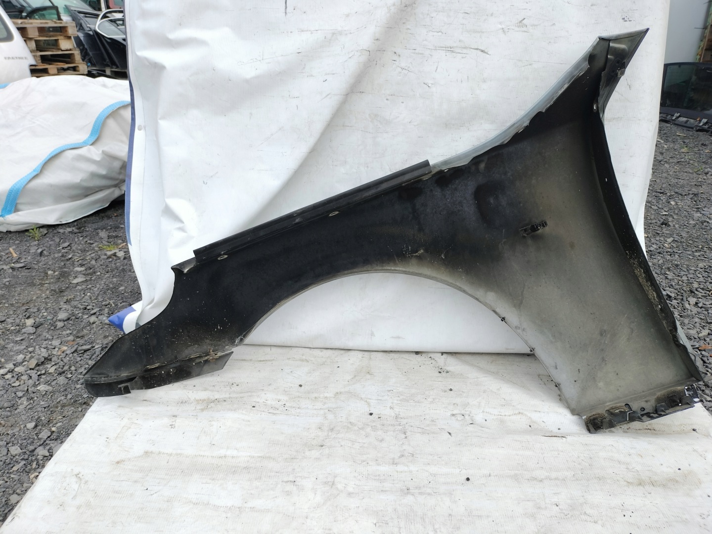 BMW E60 E61 parafango Destra SILBERGRAU METALLIC A08
