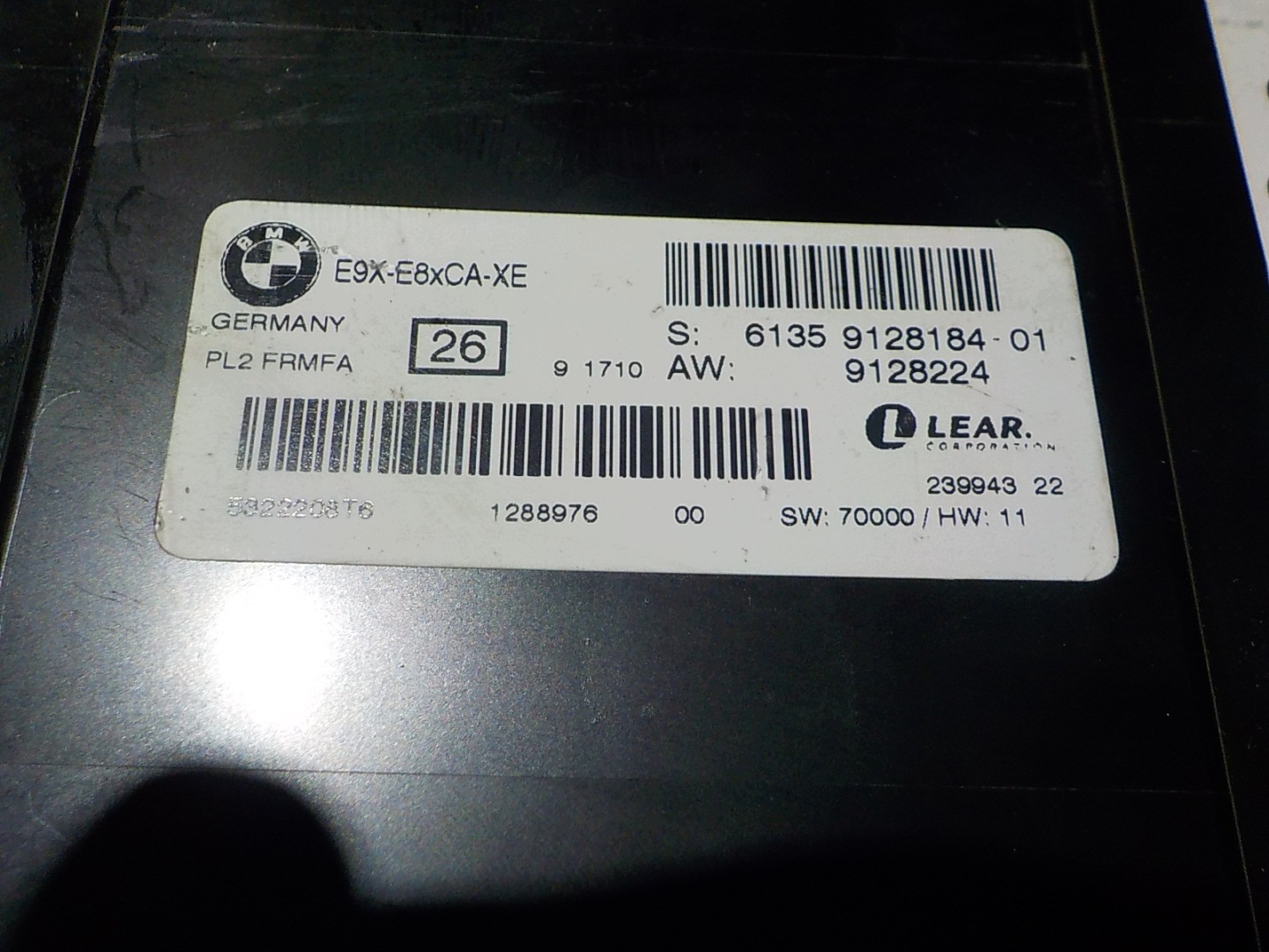 BMW 1 (E87) modulo luci 9128184 6135 9128224 26