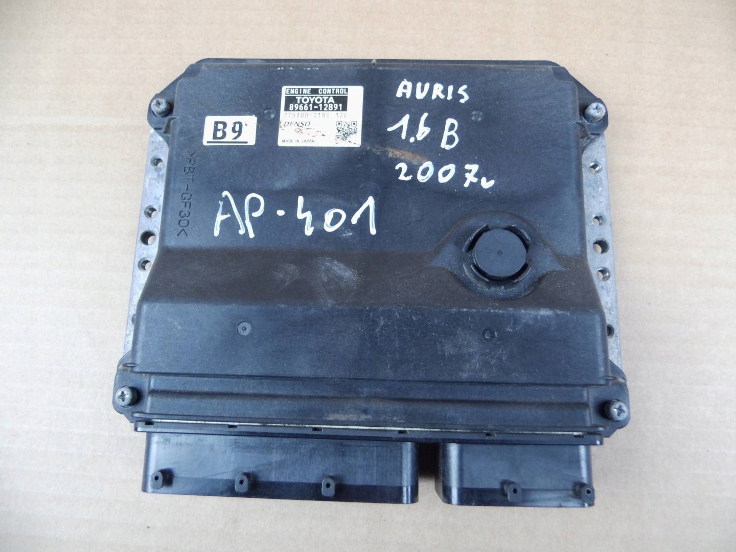 Toyota Auris e 2006-2009 modulo computer Centralina Motore ECU 89661-12B91