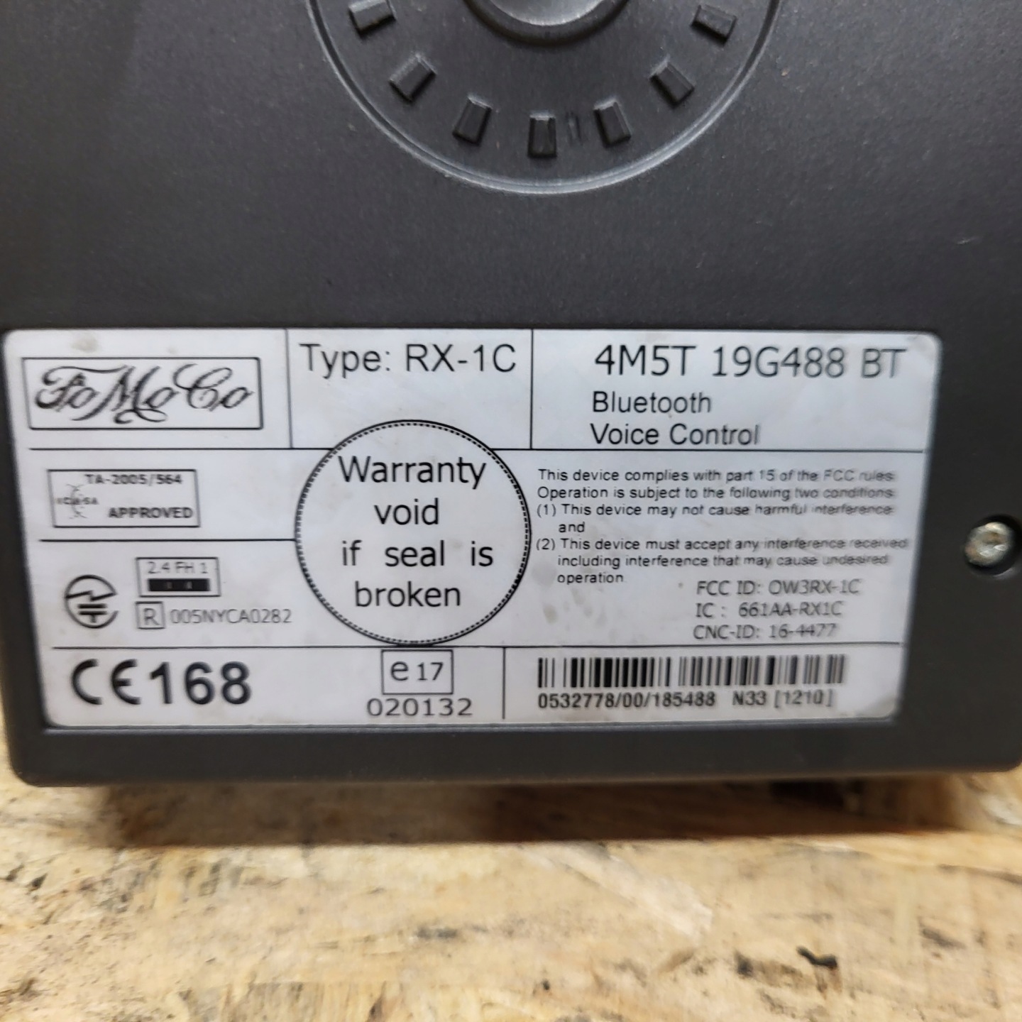 FORD FOCUS MK2 04-11r module BLUETOOTH 4M5T19G488BT