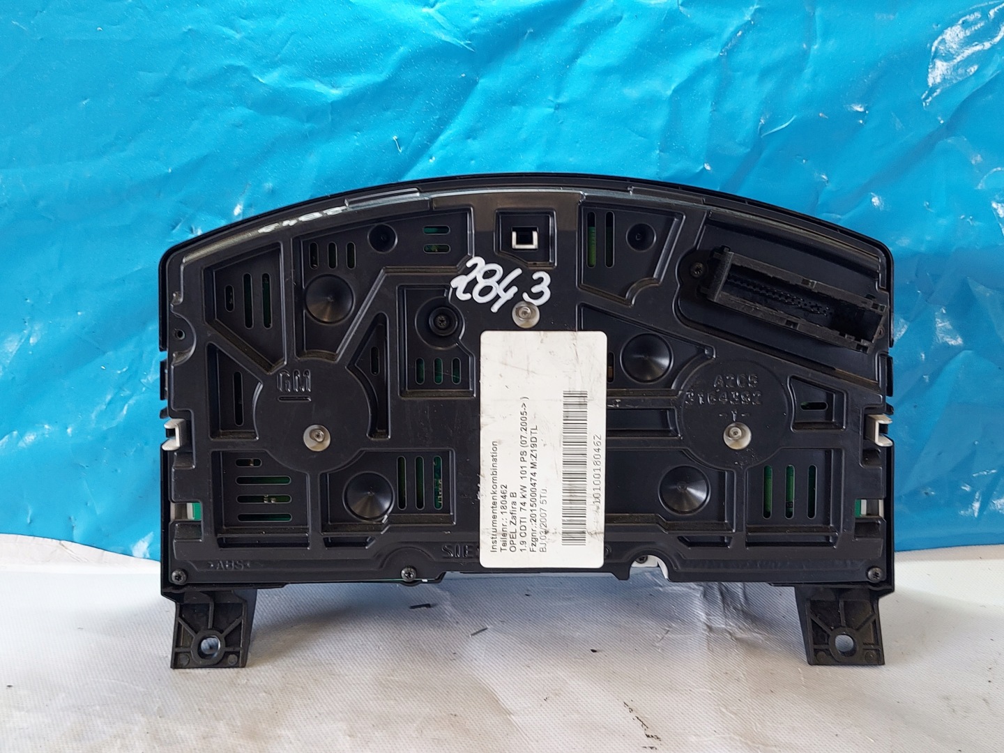 dials clock ZAFIRA B 1.9 CDTI 13251615