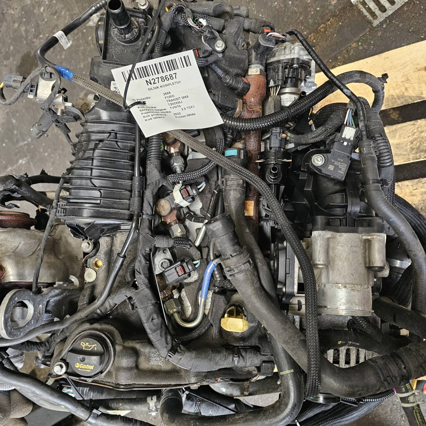 Motore completo BKRA 2.0 ECOBLUE RWD TRANSIT MK8