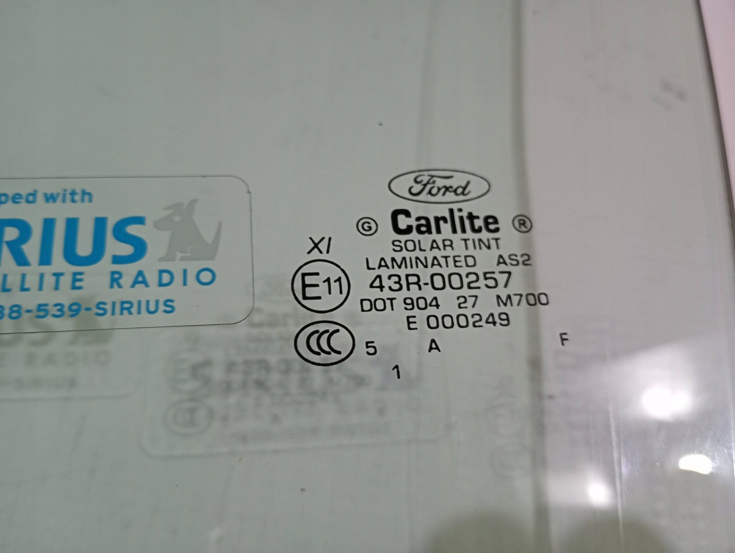 window front front left door driver´s Ford Explorer V 2011-2019