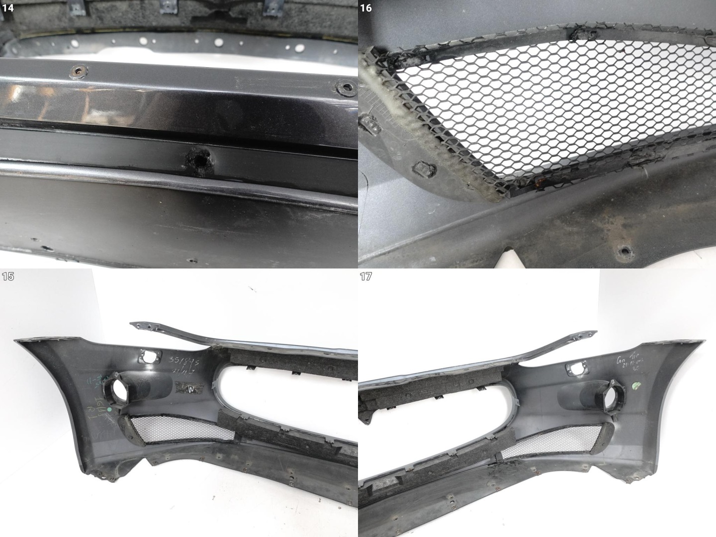 MASERATI GRANTURISMO GRANCABRIO M145 07-12 bumper BUMPER front (washers)