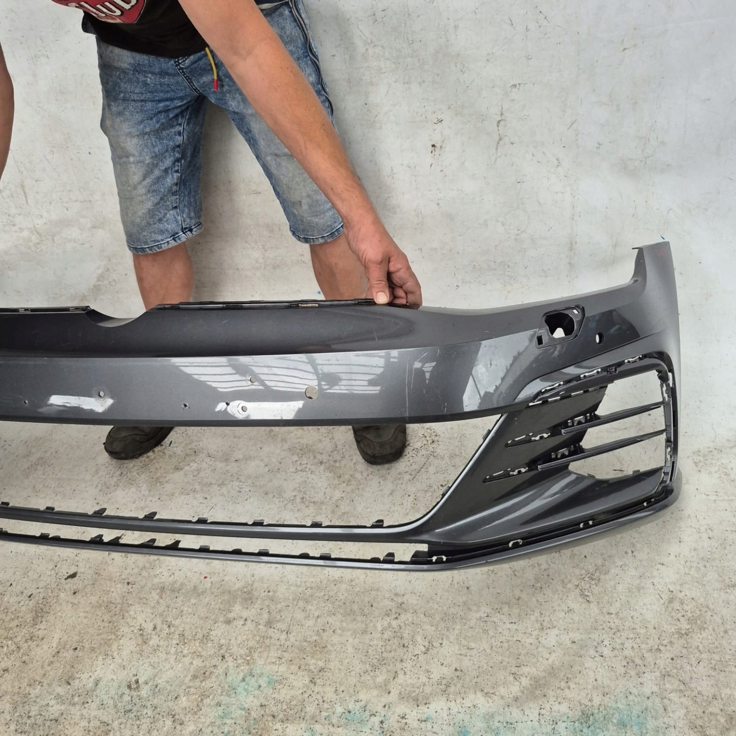 VW GOLF VII 7 GTI GTD LIFT 17- bumper front front 6XPDC SPR 5G0807221LS