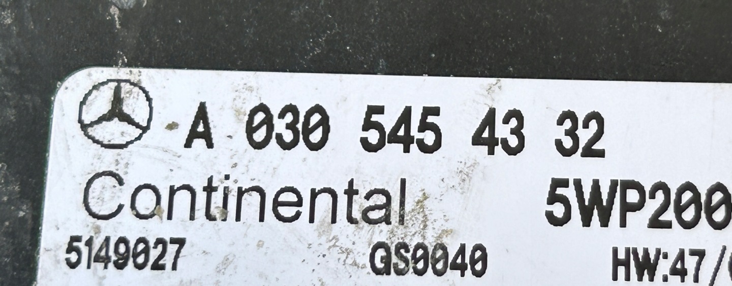 Bedienteil Getriebe getriebe MERCEDES 209 A0305454332