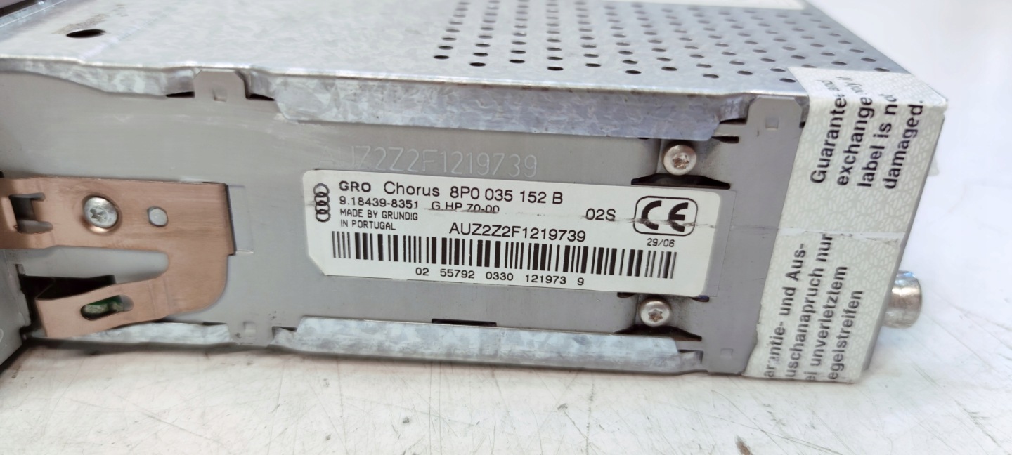 RADIO AUDI CHORUS AUDI A3 8P 8P0035152B