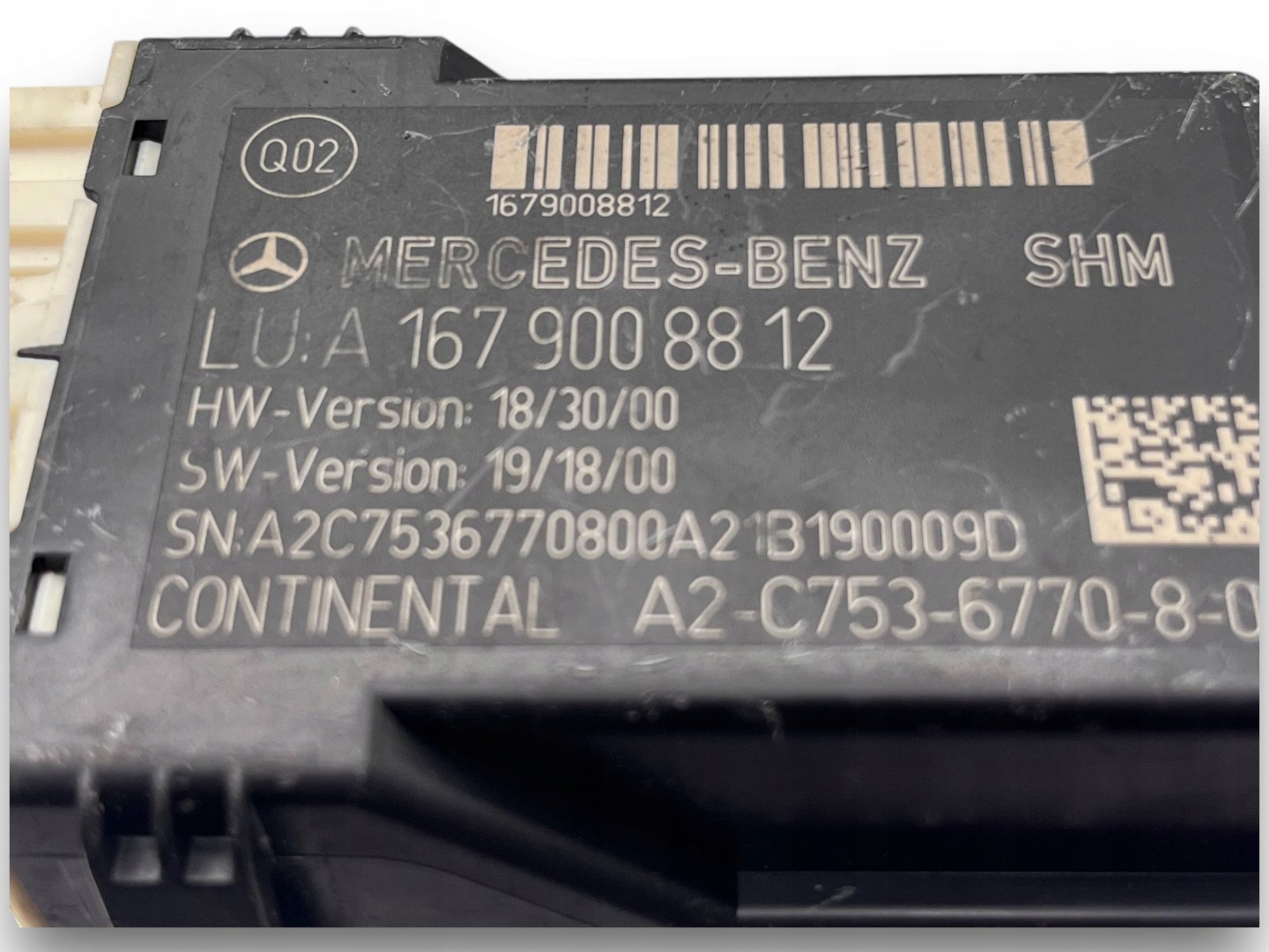 MERCEDES GLS W167 Module Siège A1679008812 $J