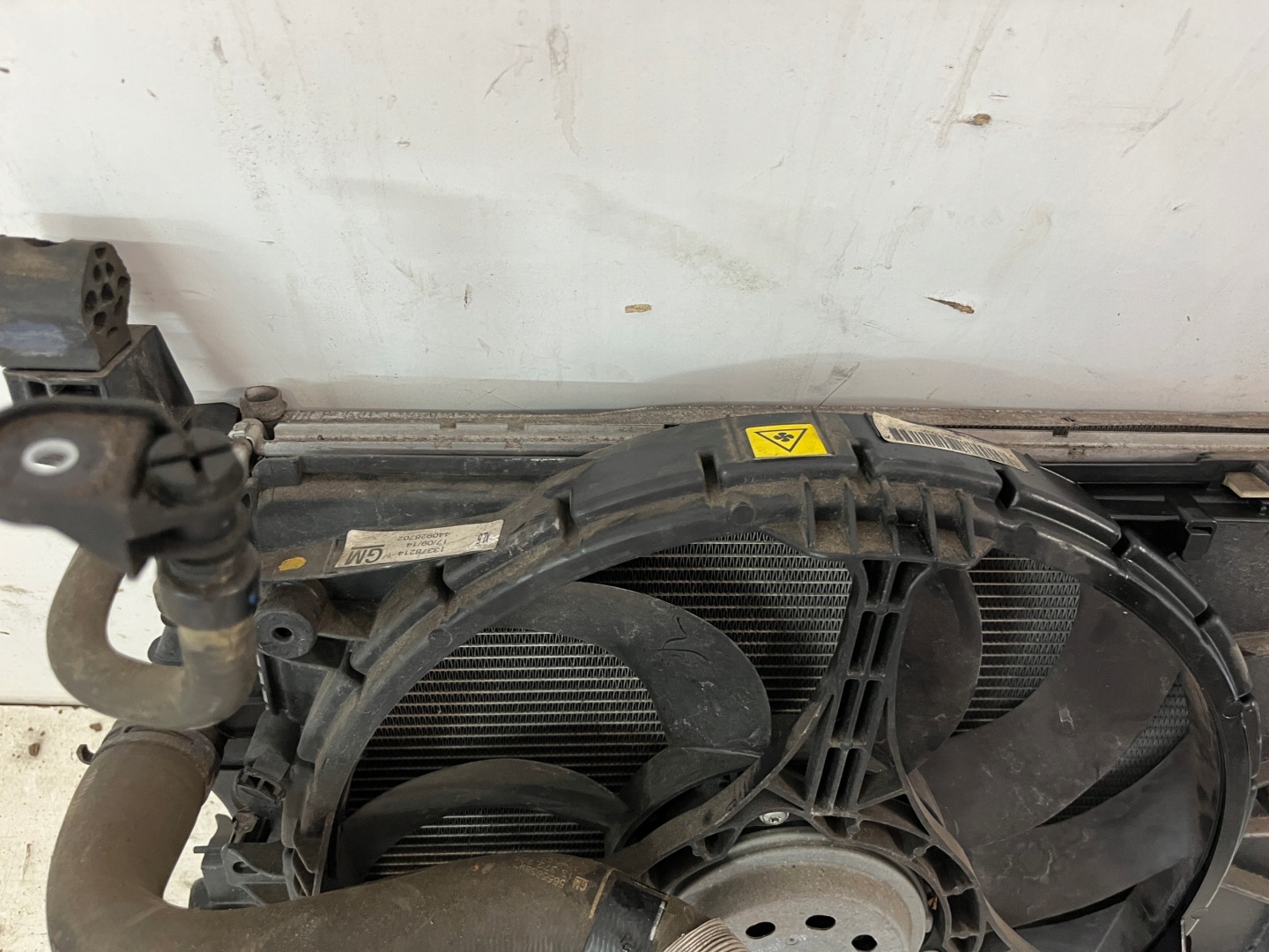 OPEL ADAM Kühler INTERCOOLER Lüfter 1.0T 1.0 TURBO