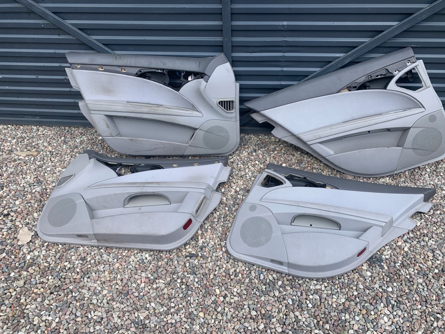MERCEDES E W211 upholstery side side door leather A211 KOMPLET KOMBI