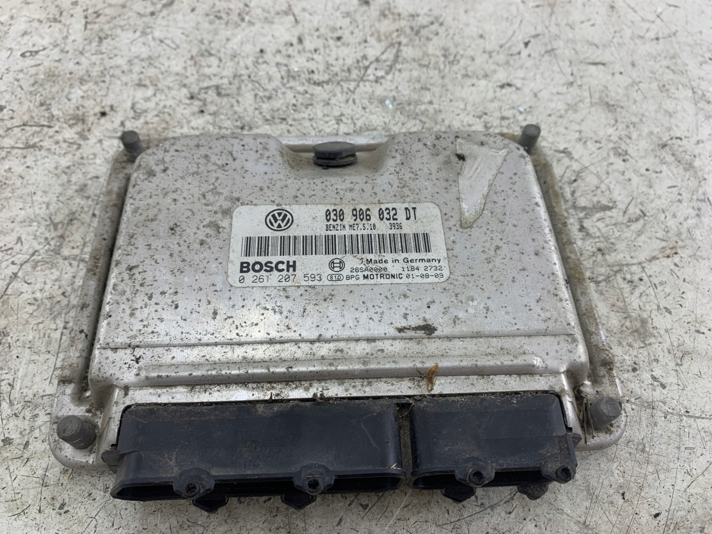 VW POLO 6N III 1.4 control unit of the engine 030906032DT